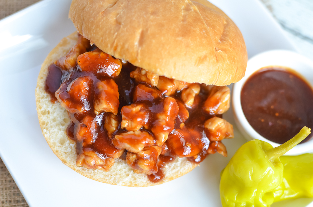 Brown Sugar and Bourbon BBQ sandwich
