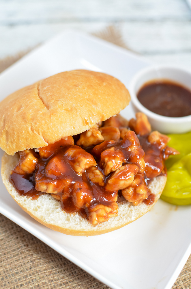 Brown Sugar and Bourbon BBQ sandwich