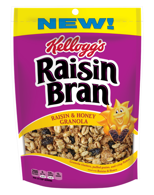 Raisin Bran® Granola is a cereal for adults,who love to be a kid.