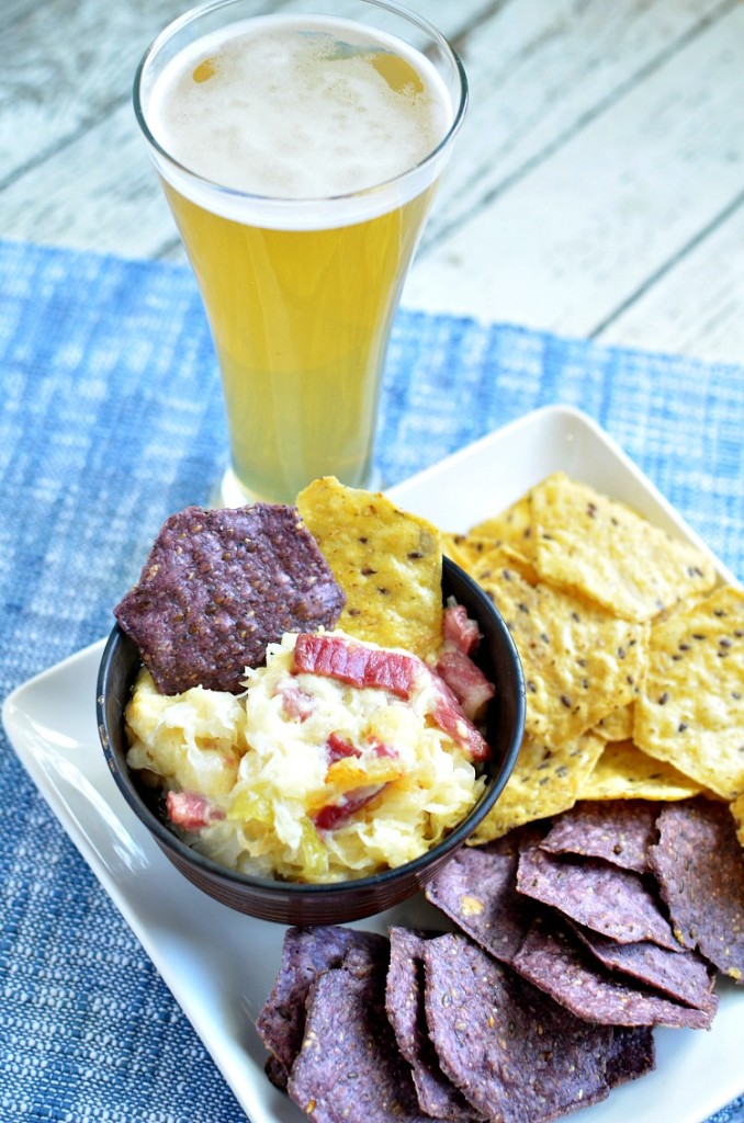 Reuben Dip and Belgian Wit Beer