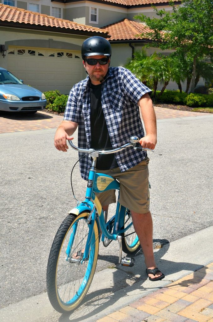 Riding a 26" Columbia Bikes Superb