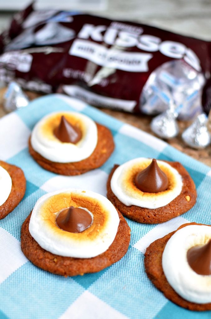 HERSHEY'S Kisses S'mores Cookies