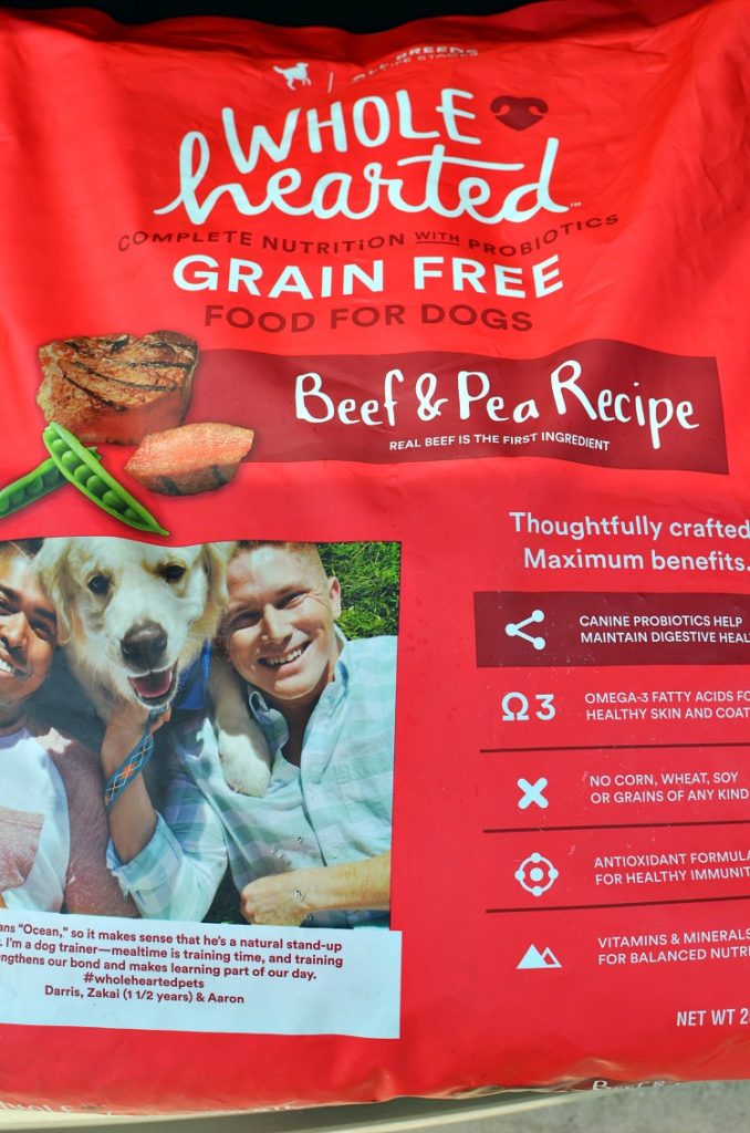 Wholehearted dog food grain-free