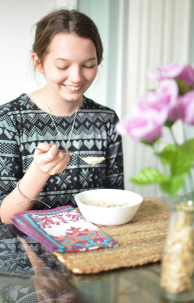 Enjoying IdahoanÂ® Premium SteakhouseÂ® Potato Soups