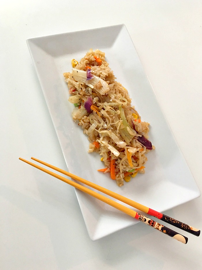 Ling Ling Chinese-Style Vegetable Fried Rice and Egg Roll Stir Fry