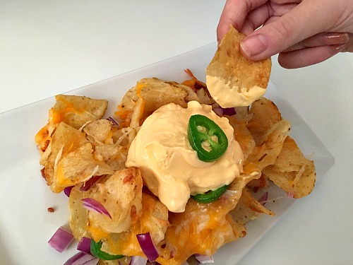 Cheesy Bacon Pub Nachos