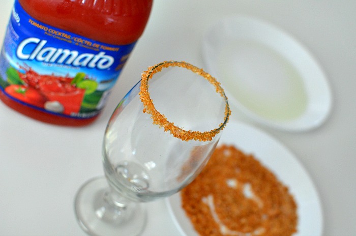 Chicharrones Clamato Michelada