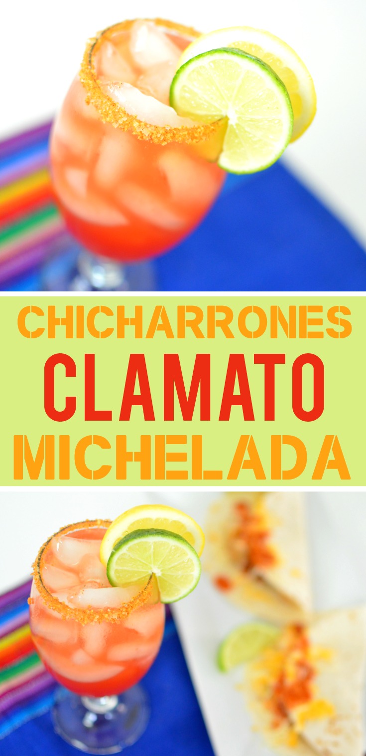 Chicharrones Clamato Michelada