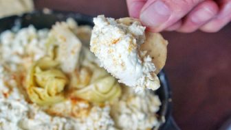Easy Goat Cheese And Artichoke Dip